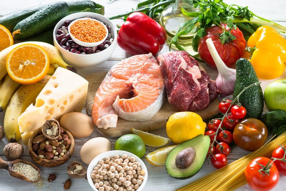 Healthy nutrition for osteochondrosis